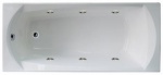Подробнее о Ванна акриловая 1MarKA Elegance 170х70 см гидромассаж (6 форсунок), каркас, слив-перелив