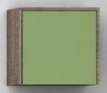 Подробнее о Шкаф подвесной Акватон Фабия 33,8x19,8x32,5 см, фисташковый/дуб 1A167603FBAC0 (Мебель для ванной)