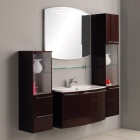 Подробнее о Тумба подвесная под раковину Акватон Севилья 95 94x45,1x50 см, гранат 1A126401SE340 (Мебель для ванной)