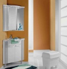 Подробнее о Тумба угловая под раковину Акватон Альтаир 62 59,8x84x59,8 см, белый глянец 1A042601AR010 (426-1) (Мебель для ванной)