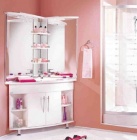 Подробнее о Тумба угловая под раковину Акватон Лас-Вегас 100 93,9x71,5x82 см, в правый угол 1A050901LA01R (509-1(PRA)) (Мебель для ванной)