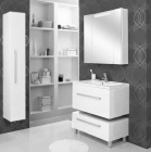 Подробнее о Тумба подвесная под раковину Акватон Мадрид 100 М 99,7x44,1x40 см, 1 ящик, белый глянец 1A126901MA010 (1269-1) (Мебель для ванной)