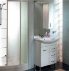 Подробнее о Тумба напольная под раковину Акватон Марсия 67 62x32,9x82 см, белый глянец, с бельевой корзиной 1A009201MS010 (92-1) (Мебель для ванной)