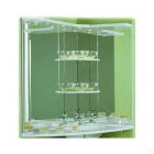 Подробнее о Зеркало для ванной угловое Акватон Корнер 100x29,7x116,7 см, в правый угол 1A052902KR01R (529-2 (PRA)) (Мебель для ванной)