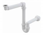 Подробнее о Сифон Alcaplast A434 для раковины, с накидной гайкой 5/4, белый
