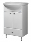 Подробнее о Тумба с раковиной Аквалайф Лоредо 60 Эконом (54х33,6х81 см) выдвижной ящик, 2 распашные двери, белая