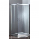 Подробнее о Душевой уголок Aquanet Alfa Cube 909-12 (90х90x210 см) профиль хром, стекло прозрачное (168416)