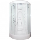 Подробнее о Душевая кабина Aquanet Taiti (110х110х227 см) без гидромассажа, со смесителем, c тропическим душем, прозрачной шторкой (172992)