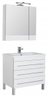 Подробнее о Мебель для ванной Aquanet (Акванет) Верона 90 (90х48x36 см) тумба напольная под раковину-столешницу, 3 ящика, белая (акрил) (178470) без раковины