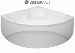 Подробнее о Ванна акриловая Aquanet Vitoria 130x130 см каркас, слив-перелив хром