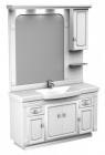 Подробнее о Мебель для ванной Aquanet (Акванет) Фредерика 140 (140,8x43x78,5 см) тумба под раковину, белая (white alpin) (169621)