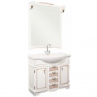 Подробнее о Мебель для ванной Aquanet (Акванет) Луис 90 (91х51х87,6 см) тумба под раковину-столешницу, белая (176502)