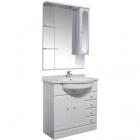 Подробнее о Мебель для ванной Aquanet (Акванет) Марсель 80 (80x35,9x81,8 см) тумба под раковину и столешницу, белая (100299)