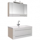 Подробнее о Мебель для ванной Aquanet (Акванет) Нота 100 Камерино (99x48x40 см) тумба под раковину-столешницу, светлый дуб (171497)