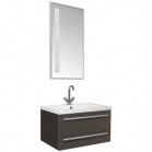 Подробнее о Мебель для ванной Aquanet (Акванет) Нота 75 Алюминий (74x48x40 см) тумба под раковину-столешницу, светлый дуб (171489)