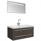 Подробнее о Мебель для ванной Aquanet (Акванет) Нота 90 Алюминий (89x48x40 см) тумба под раковину-столешницу, светлый дуб (171494)