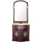 Подробнее о Мебель для ванной Aquanet (Акванет) Париж 85 DEMAX (85x57x90 см) тумба 85-A под раковину и столешницу, вишня (cerezo) (172017)