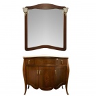 Подробнее о Мебель для ванной Aquanet (Акванет) Версаль 110 DEMAX (109x56x83 см) тумба под раковину и столешницу, закрытая, орех (173325) без раковины