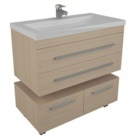 Подробнее о Тумба подкатная Aquanet (Акванет) Нота 75 (75х48х31,8 см) светлый дуб (170747)