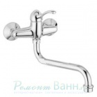 Подробнее о Смеситель Bugnatese Lem 1940 CR/DO для кухни настенный, хром / золото