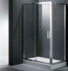 Подробнее о Душевой уголок Cezares Porta AH11 (PORTA-AH-11-120/80-P-Cr) (118-120)x(78-80)x195 см (Текстурное стекло Punto, профиль хром) (PORTA-80-FIX-P-Cr; PORTA-BF-1-120-P-Cr)