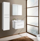 Подробнее о Тумба под раковину Dreja (Дрея) Q Uno 60 (54,5x43,4x39,2 см) выдвижной ящик, без раковины, корпус белый, фасад белый (20012)