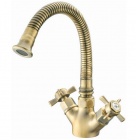 Подробнее о Смеситель Elghansa Praktic Bronze 19B2660-Bronze для раковины, гибкий излив, бронза