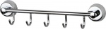 Подробнее о Держатель с 5-ю крючками 30 см FBS Vizovice VIZ 026 (Аксессуары для ванной)
