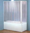 Подробнее о Шторка для ванны Forteplast Vaska SKY ВК200 (170-150x70 см, высота 150 см) профиль белый матовый