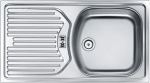 Подробнее о Мойка кухонная Franke Eurostar ETN 614 1.5 (78x43,5 см) оборачиваемая, врезная, матовая поверхность, с вентилем 1.5, нержавеющая сталь (101.0060.162)