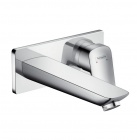 Подробнее о Смеситель Hansgrohe Logis 71220 (71220000) для раковины настенный внешняя часть (для механизма 13622180), хром