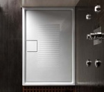 Подробнее о Душевой поддон Hatria LEAF YXE801 (120x80x6 см) керамический (для душа)