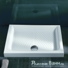 Подробнее о Душевой поддон Hatria Drop Y0N701 (YON701) (100x70x11 см) керамический (для душа) с сифоном