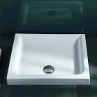 Подробнее о Душевой поддон Hatria Drop Y0Y8X1 (YOY8X1) (91x73x11 см) керамический (для душа) с сифоном