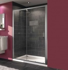 Подробнее о Душевая дверь Huppe X1 120402.069.321 120x190 см стекло прозрачное, профиль серебро