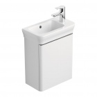 Подробнее о Тумба под раковину Ideal Standard Softmood T7804S6 (40,5x23x47,8 см) 1 дверца, система открытия пуш-пулл (без ручек), орех (Мебель для ванной)