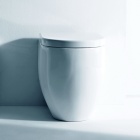 Подробнее о Унитаз приставной Kerasan Flo 3114bi без сиденья, без крепления белый