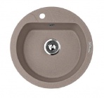 Подробнее о Мойка Кухонная Lava R3 BAS 51x51x16 см чёрная, укомплектована сливной арматурой