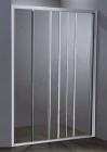 Подробнее о Душевая дверь River La Manche 130 МТ (130х185 см) стекло матовое, профиль белый, трехсекционная