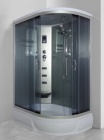 Подробнее о Душевая кабина River Dunay 120/80/26 L МТ (120х80х210 см) стекло матовое, закрытая кабина, раздвижные, двери, гидромассаж, встроенное радио, подключение телефона (на громкой связи), электронное управление