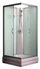 Подробнее о Душевая кабина River Quadro Б/К 80/26 МТ (80x80x200 см) без крыши, с передними матовыми стеклами, задними крашеными матовыми стеклами, профиль матовый хром, поддоном 23 см