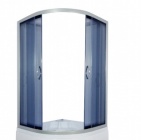 Подробнее о Душевой уголок River Don 80/43 TH (80х80х150 см) стекло тонированное, матовый хром, без поддона