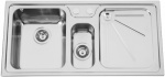 Подробнее о Мойка кухонная Rodi Hera Deep LUX 3,5 L (100х20х50 см) левая, полированная чаша, нержавеющая сталь