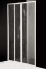 Подробнее о Душевая дверь Roltechnik Classic Line CD4/1400 138,5-141x183,6 см профиль матовый алюминий Silver, витраж полистирол дождь (Polystyrol Bark) (316-1400000-1-1)