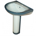 Подробнее о Раковина Rosa Элеганс 51x41x19 см декор ЗЕЛЕНЫЙ, 1 отверстие (417679)