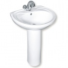 Подробнее о Раковина Rosa Лира 55x47x20 см 1 отверстие (417163)