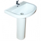 Подробнее о Раковина Rosa Стандарт 56x43x12 см 1 отверстие (436281)