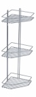 Подробнее о Полка 3-ярусная угловая Swensa SWR-013 (21х21х64 см) хром/сталь, 1,39 кг