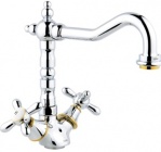 Подробнее о Смеситель Timo Ritz 0143 FK для раковины хром/золото