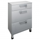 Подробнее о Комод Triton Диана 60x32,4x82 см белый, 3 ящика (002.21.0600.301.01.01U)